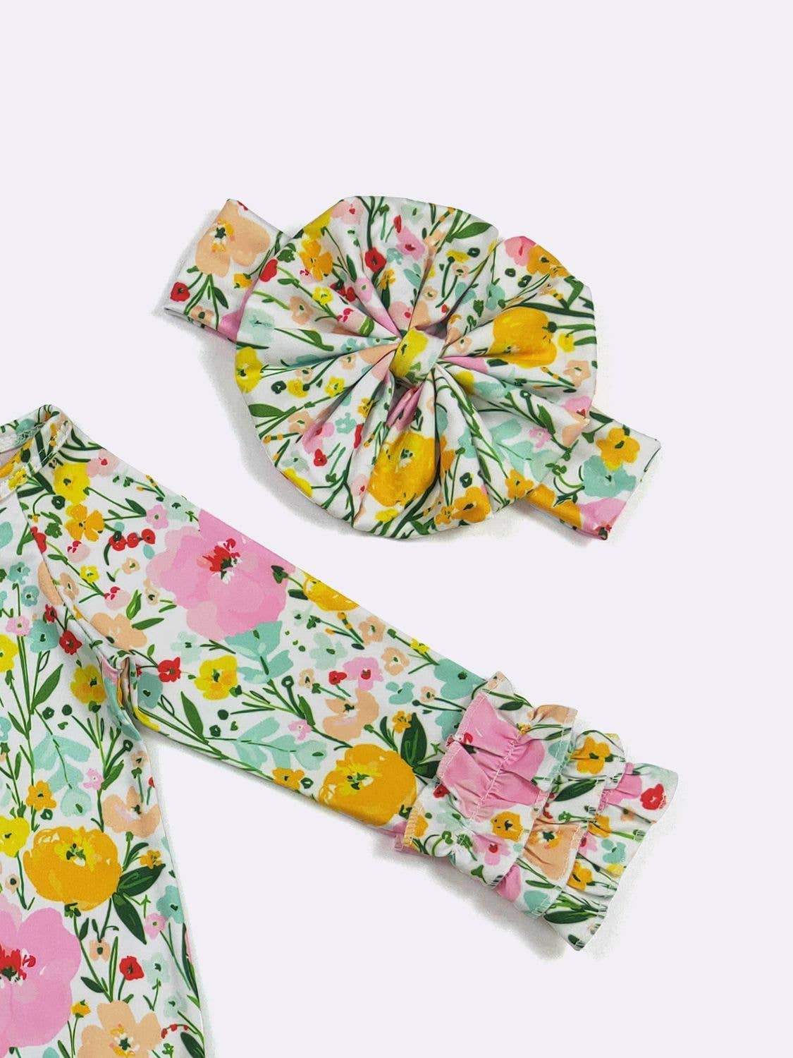 Clover Cottage - Spring Blooms Baby Gown