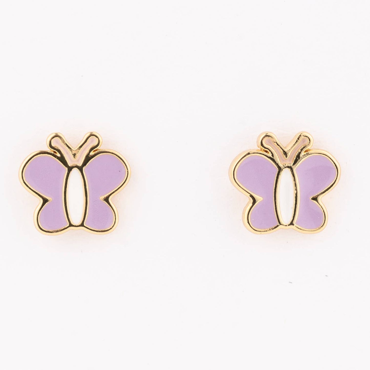 Michelle McDowell - Earrings Luxe Purple Butterfly