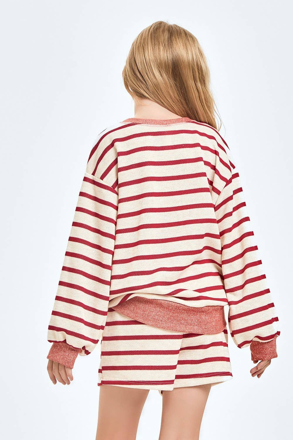 Stripe French Terry Sweatshirt