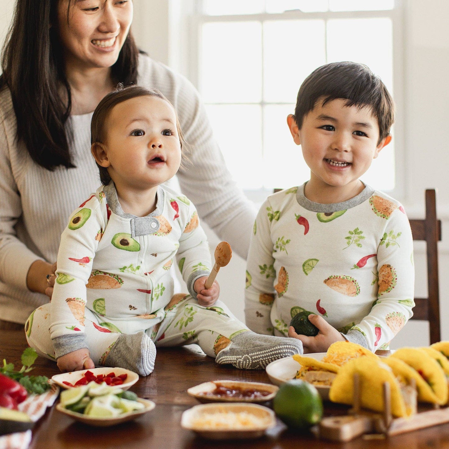 Burt's Bees Baby - Taco Tuesday Kids PJ Set
