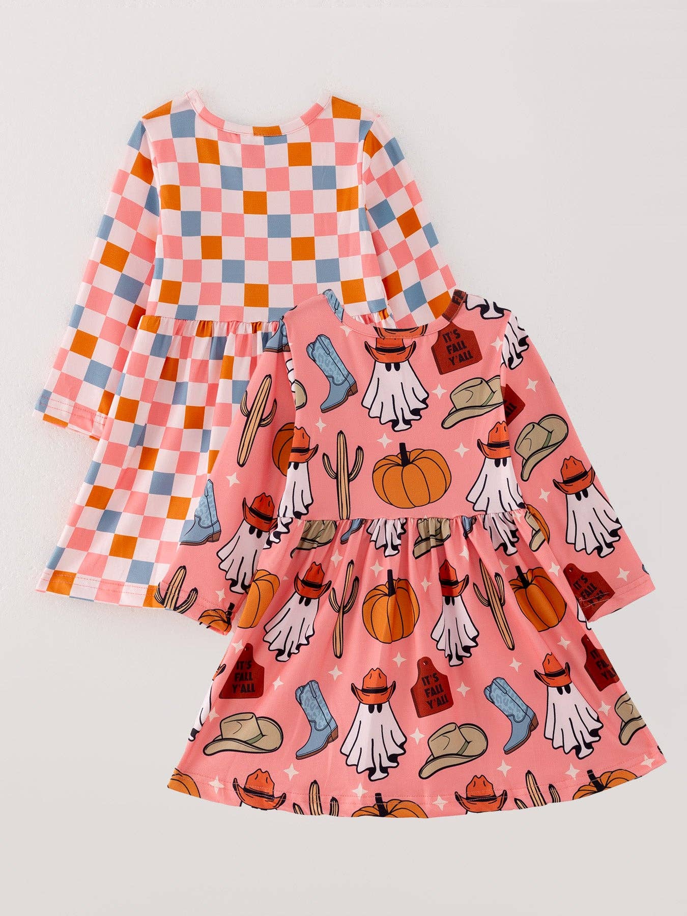 Halloween Girls Print Dress