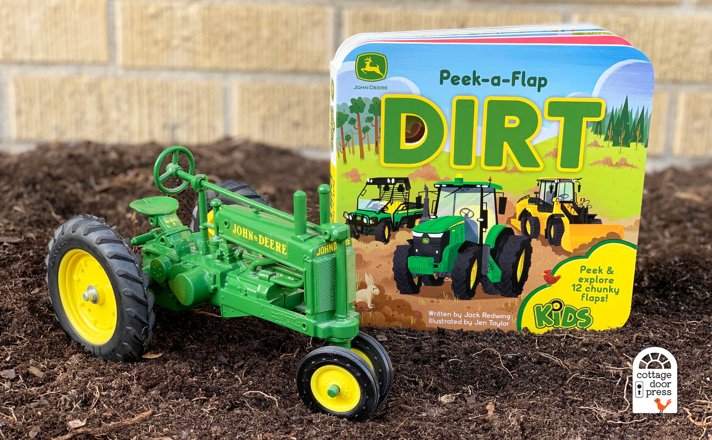 Cottage Door Press - John Deere Kids Dirt Lift a Flap Board Book