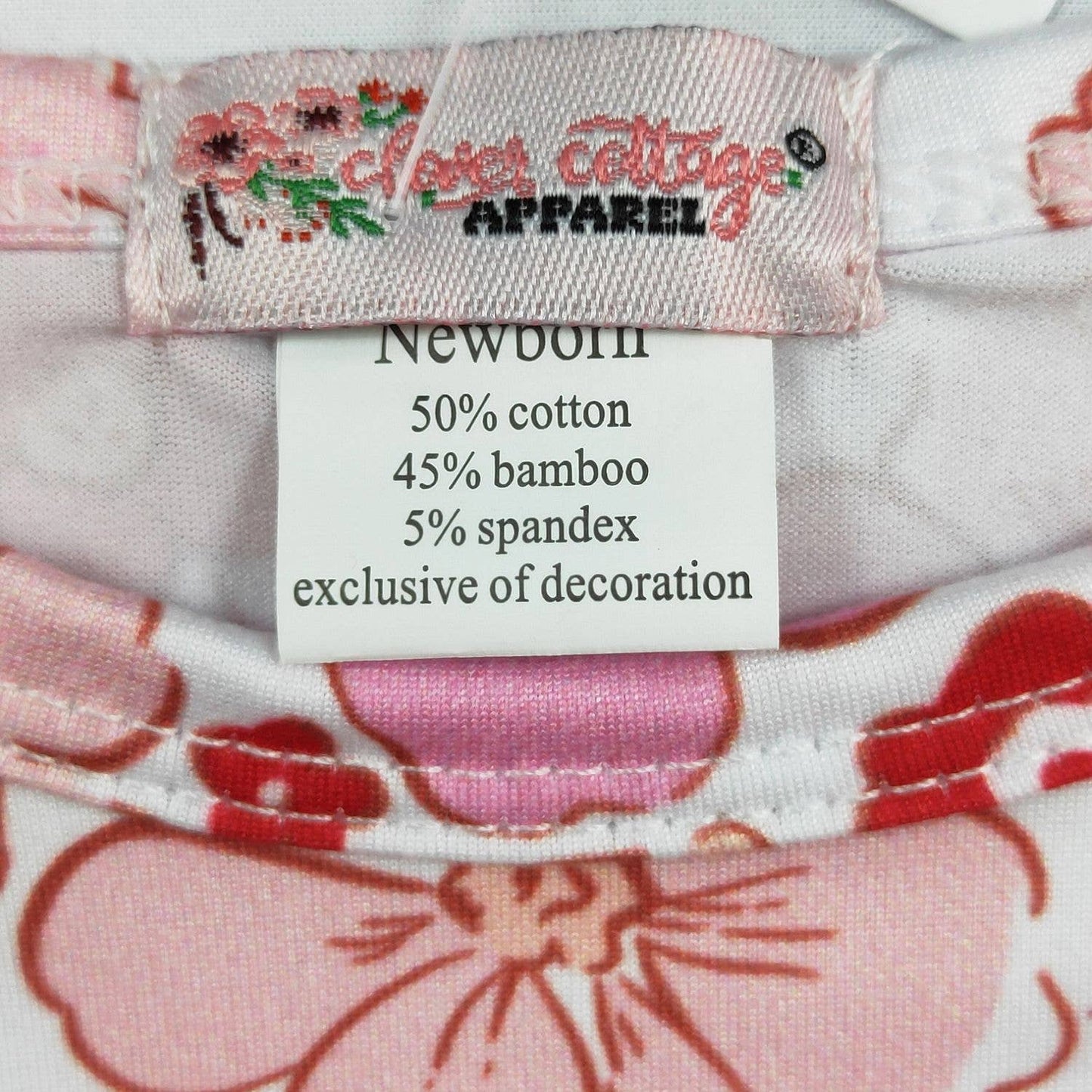 Cherry Floret Baby Gown