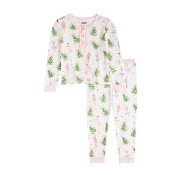 Christmas Tree Bow PJ Set