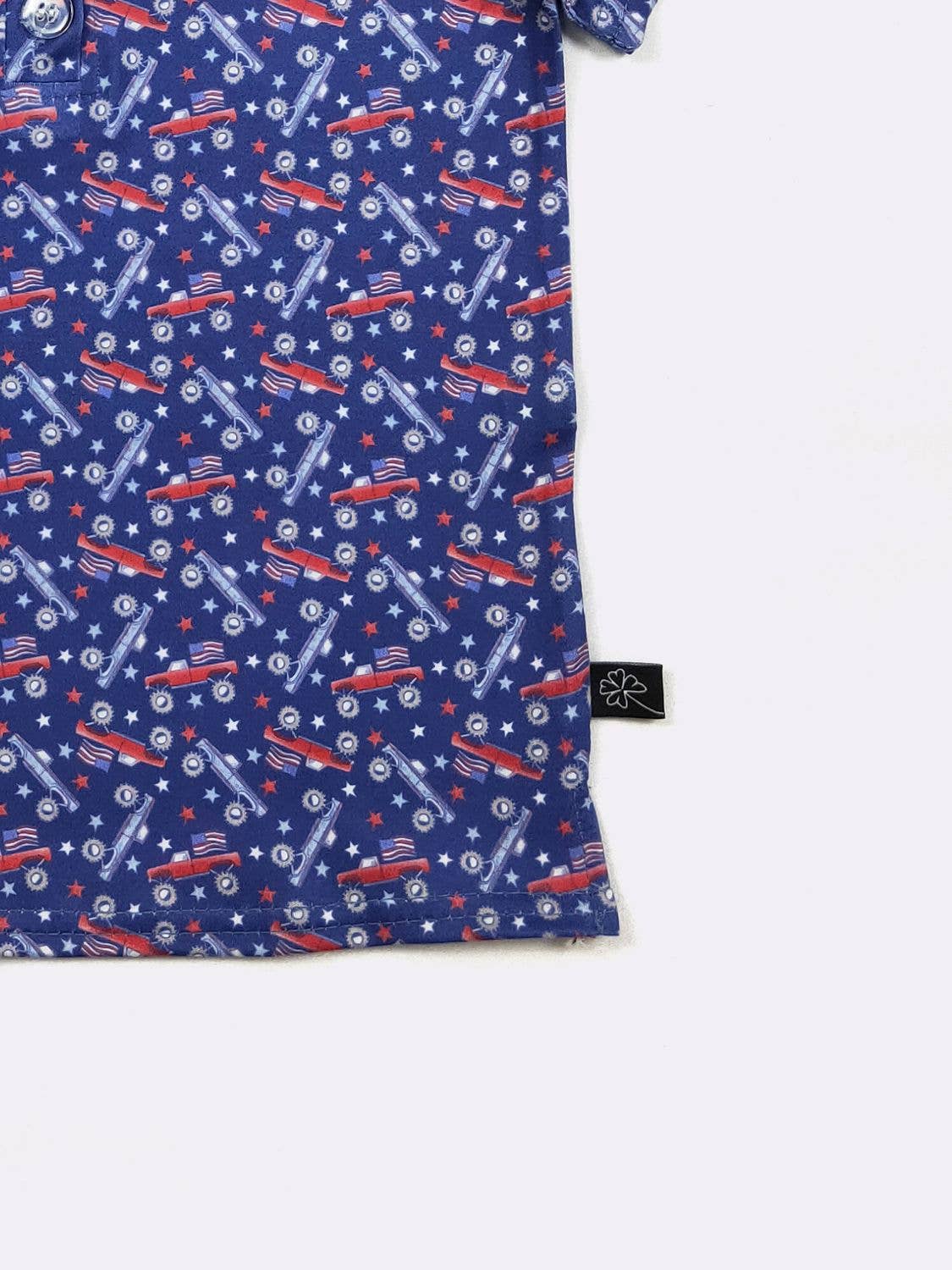 Clover Cottage - Merica Truck Boy Collar Shirt