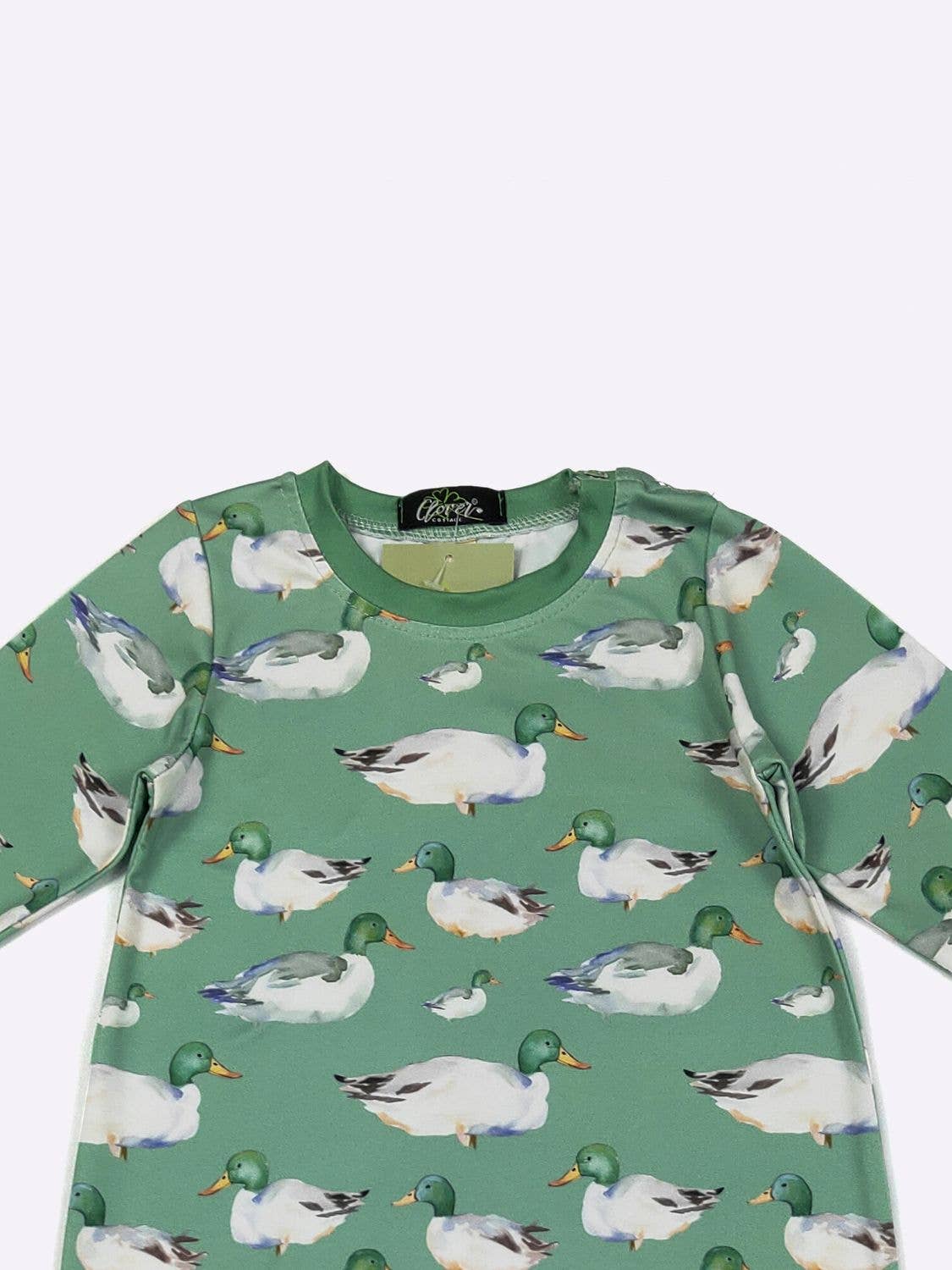 Green Mallard Boy Romper