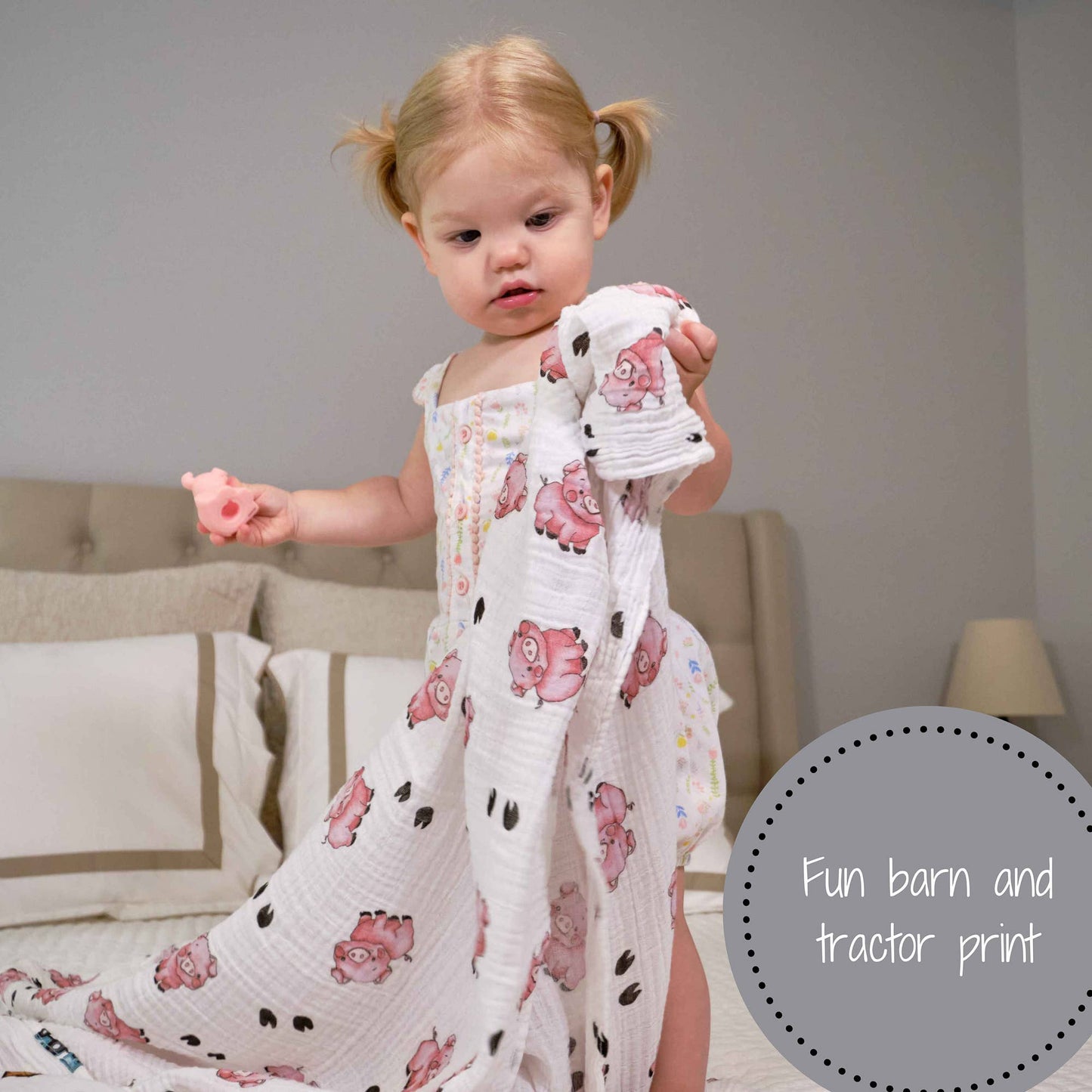 LollyBanks - How We Roll Baby Swaddle Blanket