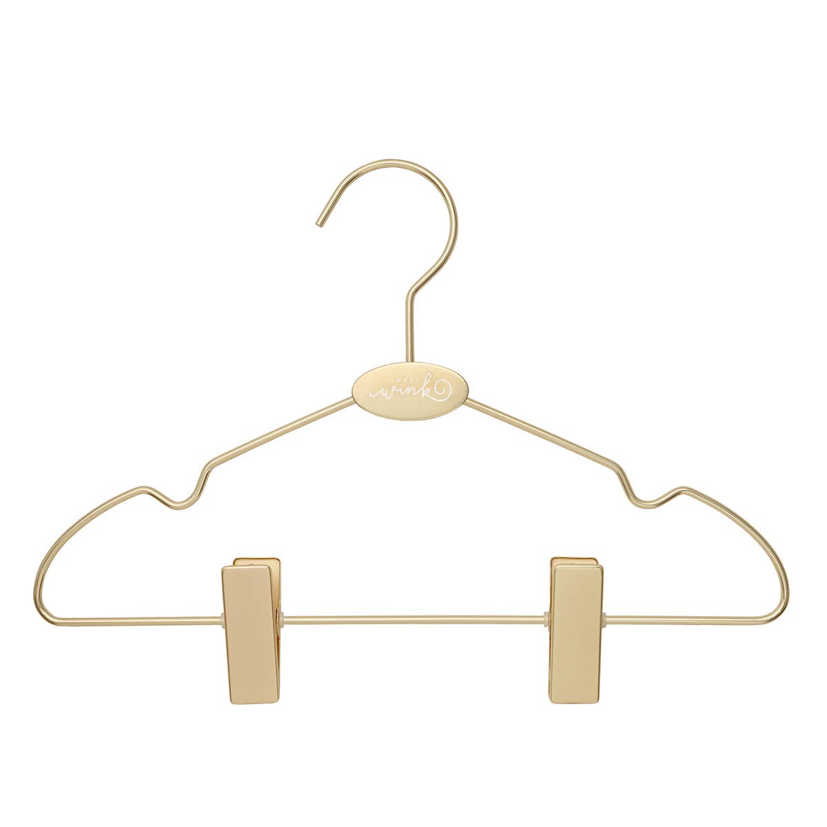 Sweet Wink - Sweet Wink Gold Bottom Hangers - 12 Pack - Children's Hanger
