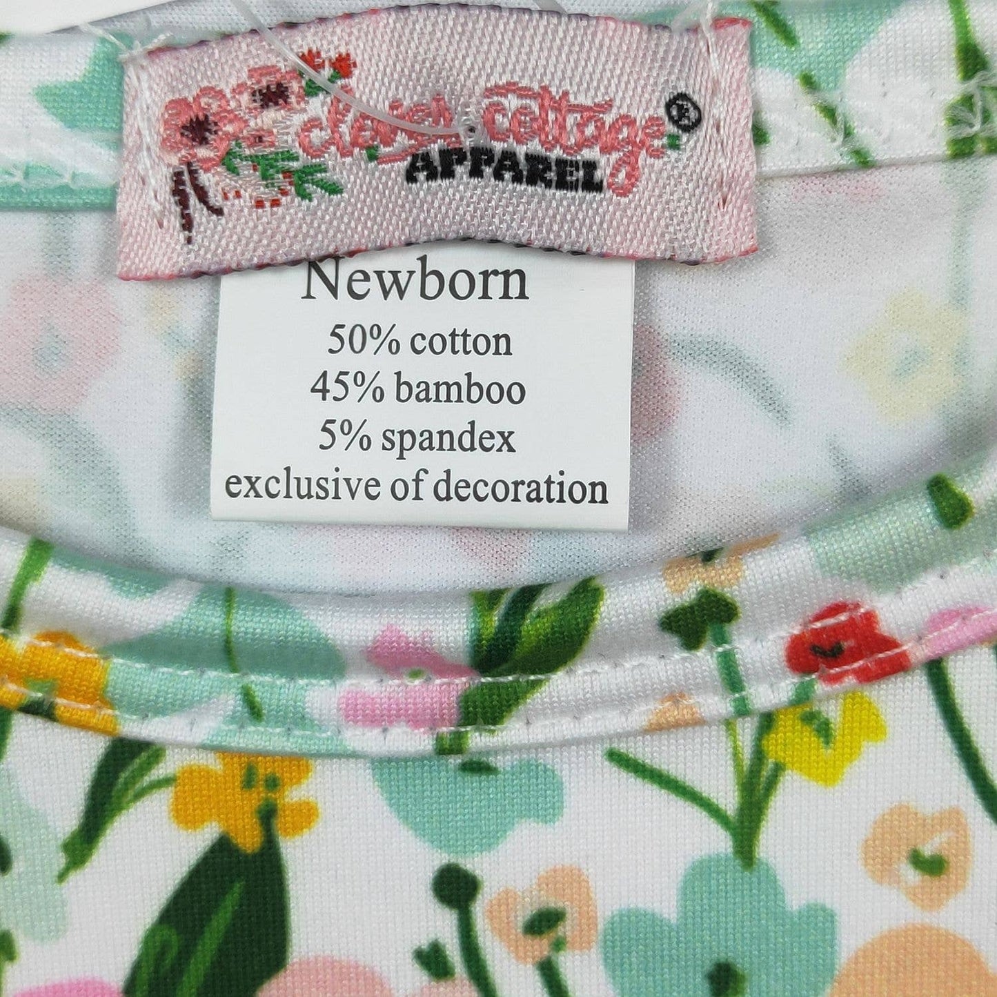 Clover Cottage - Spring Blooms Baby Gown