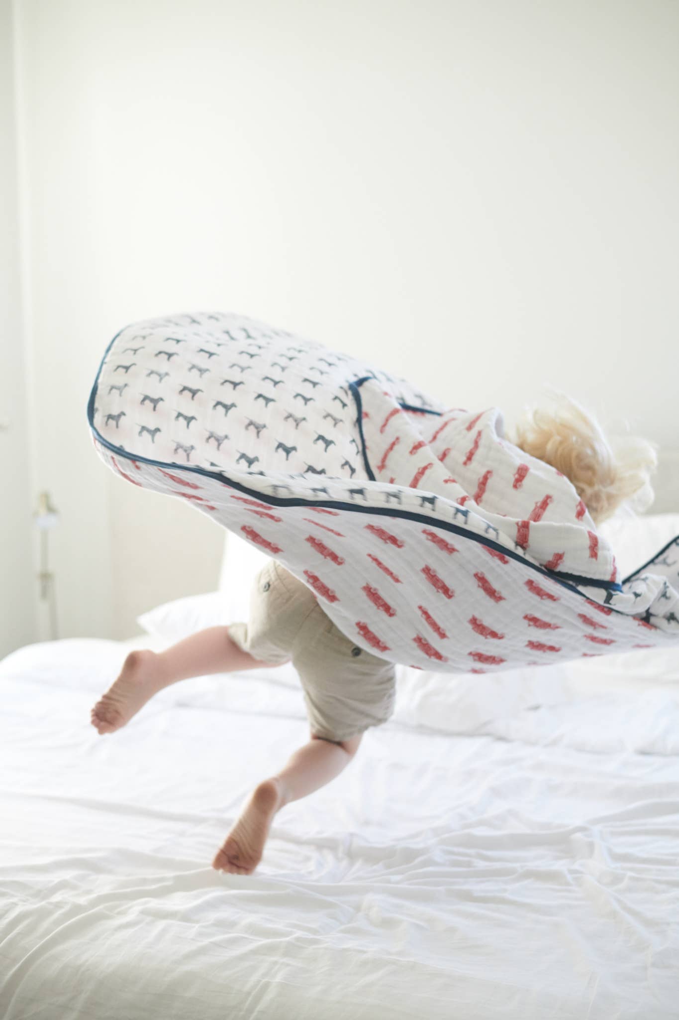 Newcastle Classics - Fire Truck and Dalmatian Newcastle Blanket; Cotton