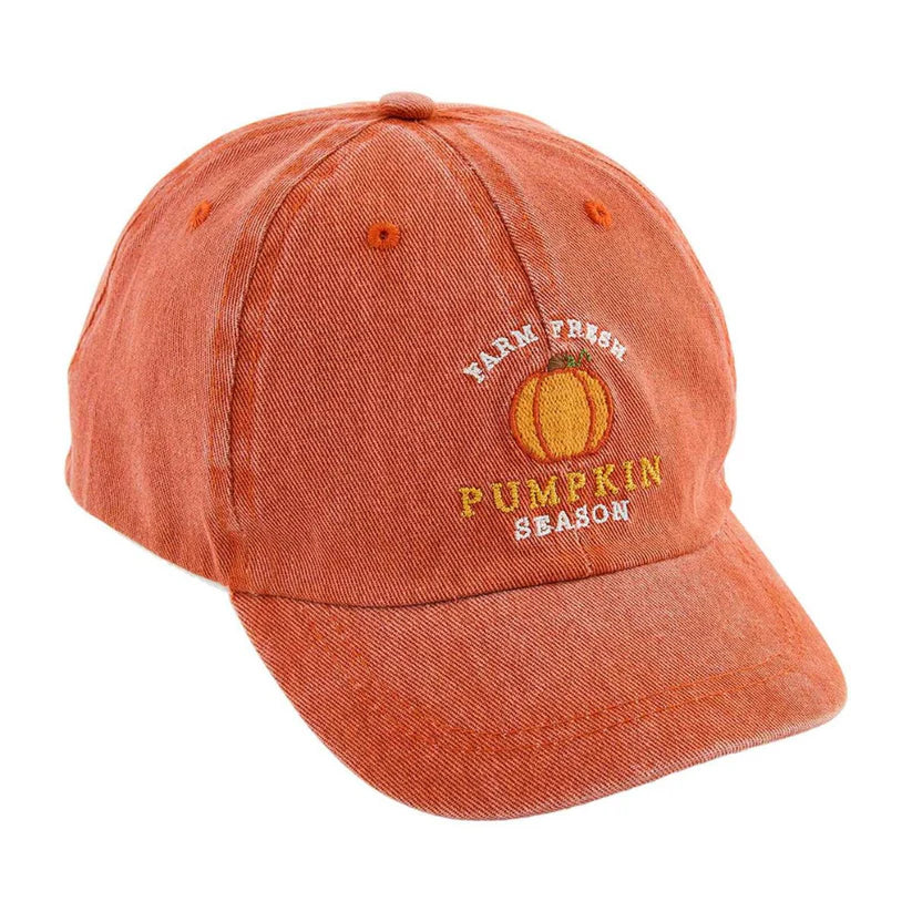 Orange Pumpkin Patch Baseball Hat