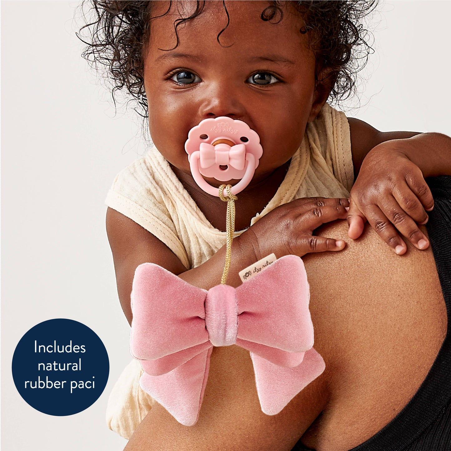 Itzy Ritzy - *NEW OPTIONS* Bitzy Pal Natural Rubber Pacifier & Plush