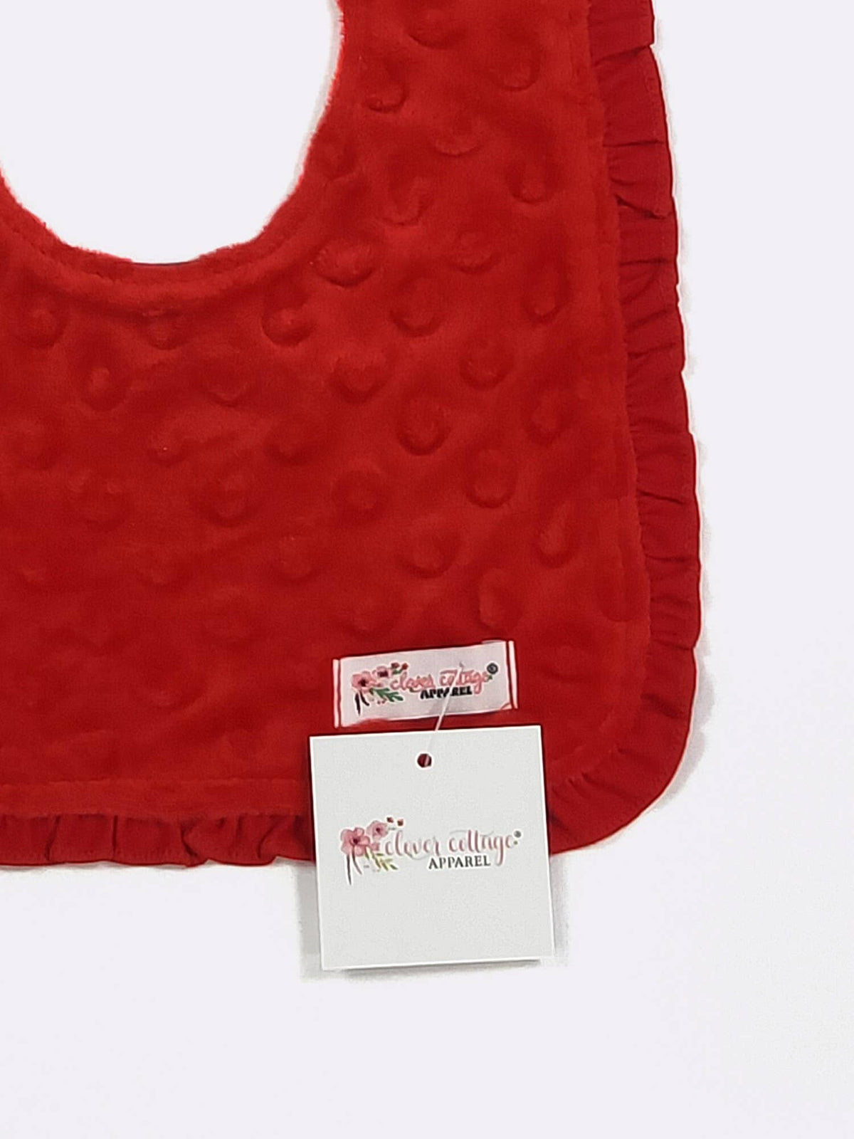 Pink Kris Kringle Baby Bib