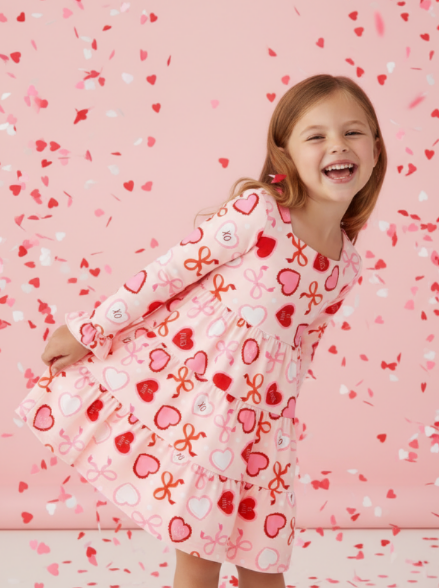 Lots of Love Tiered Twirl Dress