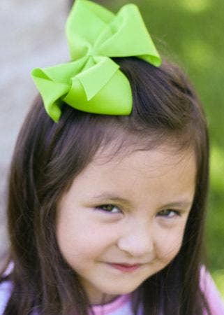Classic Oversized Grosgrain Hair Bow - Alligator Clip