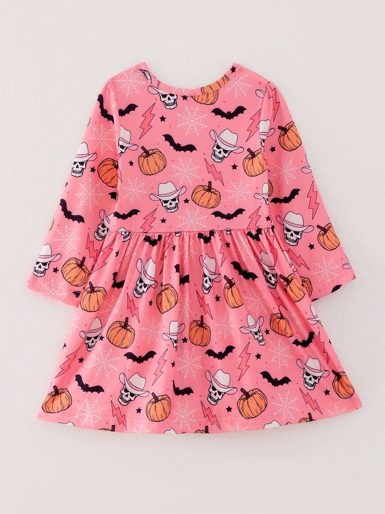 Halloween Girls Print Dress