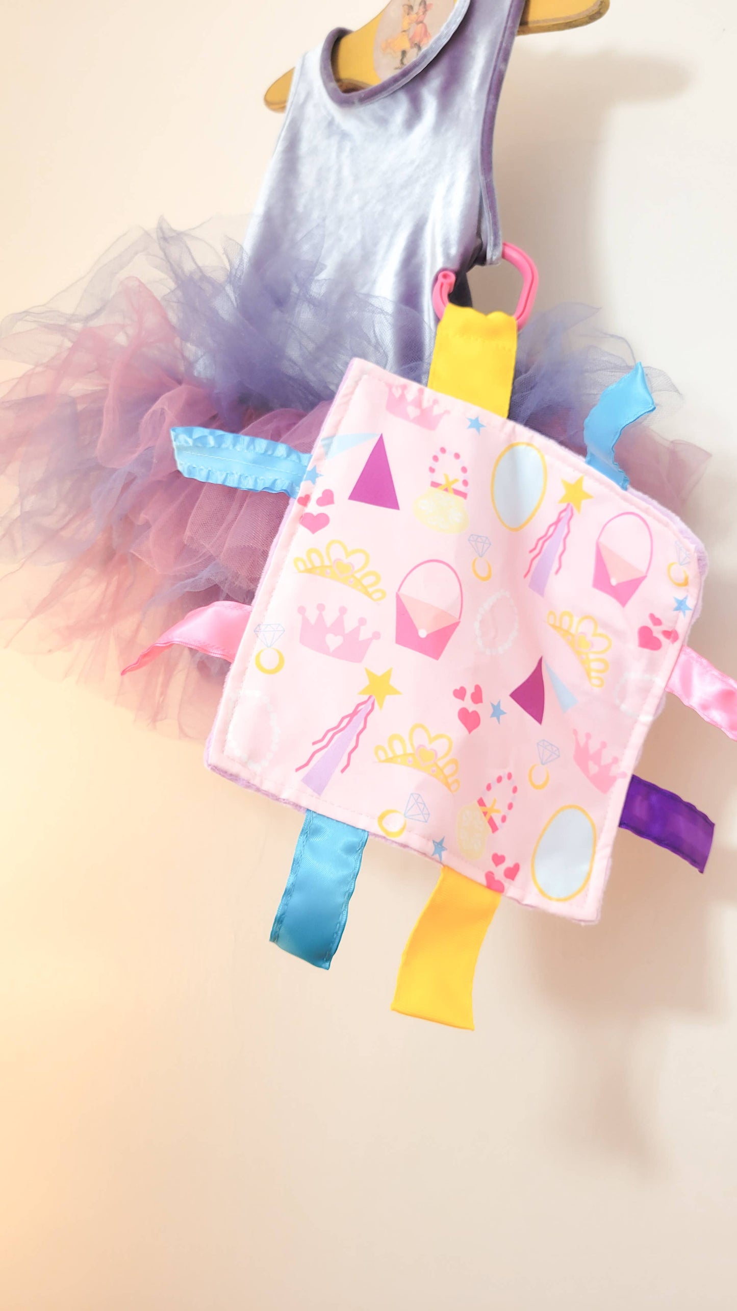 Baby Jack and Company - Baby Princess Dress Up Crinkle Tag Sensory Toy