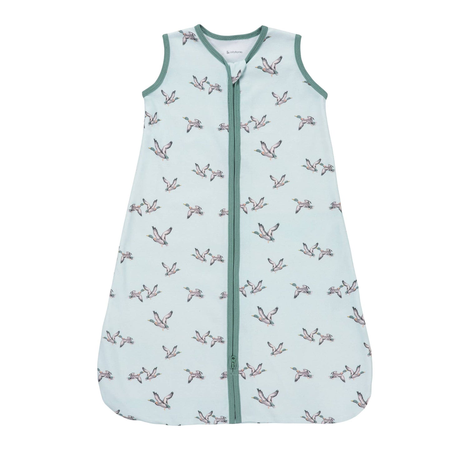 LollyBanks - Quackin'Up Mallard Duck Sleep Sack, 100% Organic Cotton