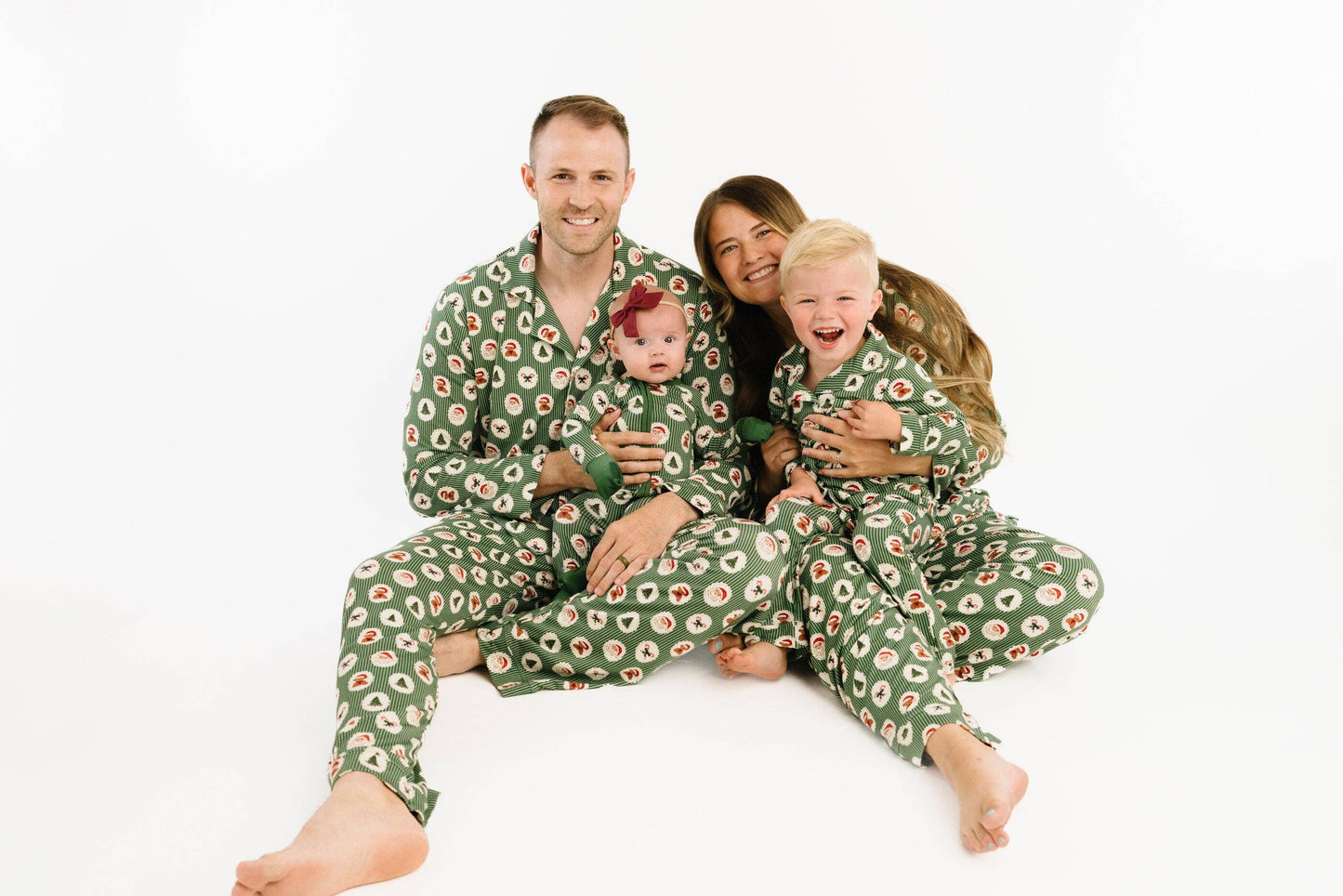 Little One Shop - Holiday Heirloom Bamboo Button Up Set