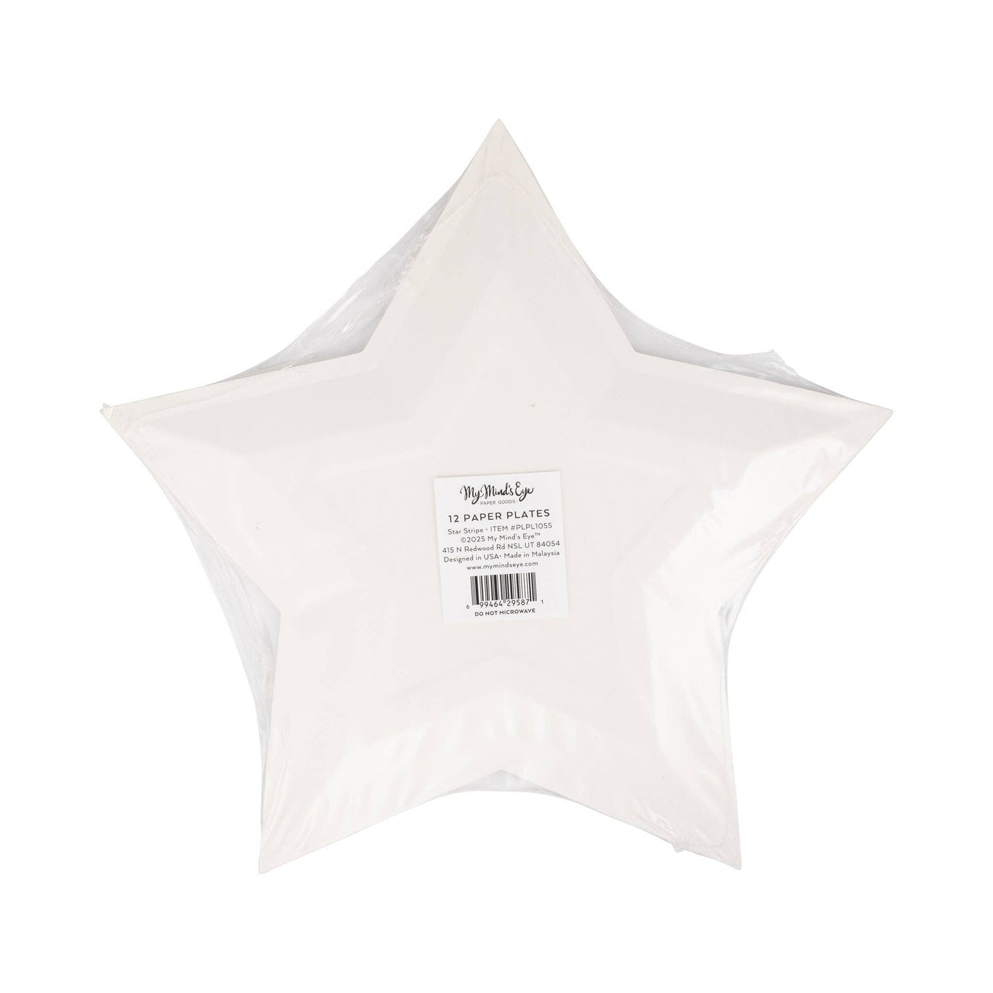 Stripe Star Plate Set (8 ct)