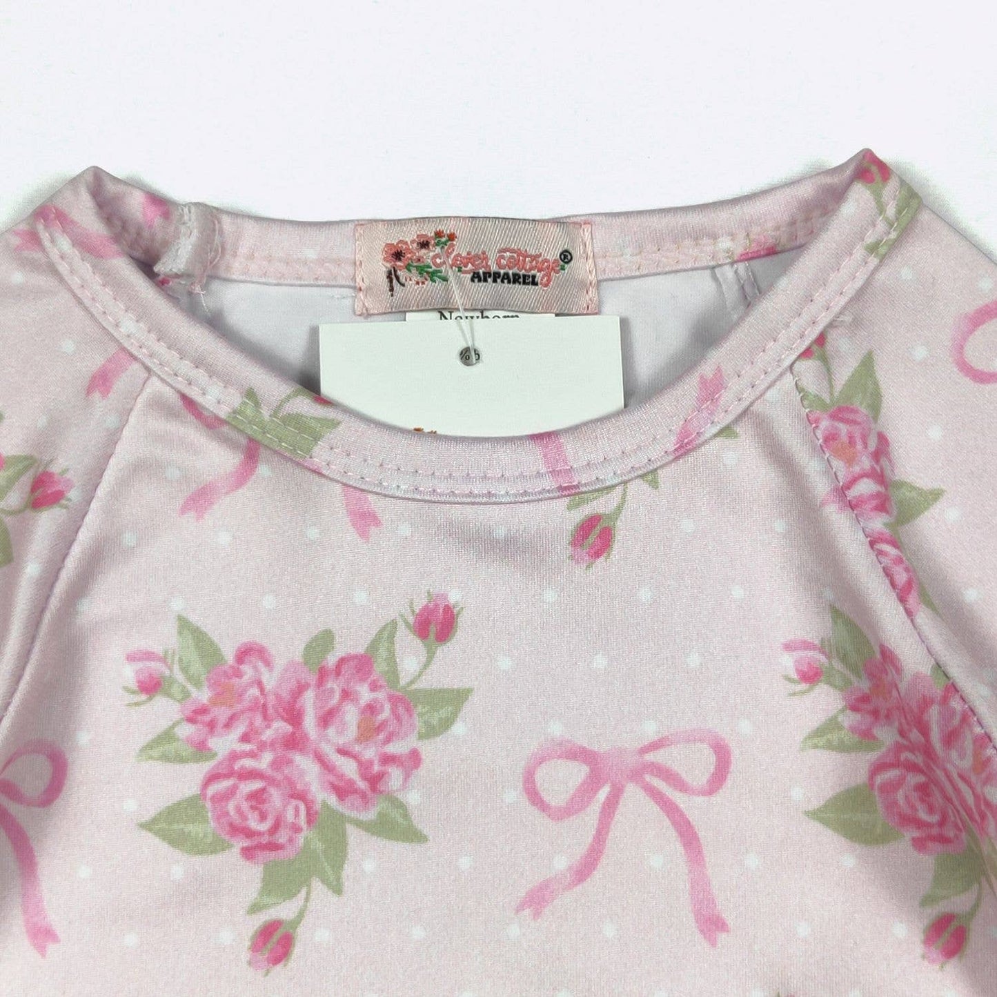 Clover Cottage - Pink Chic Baby Gown