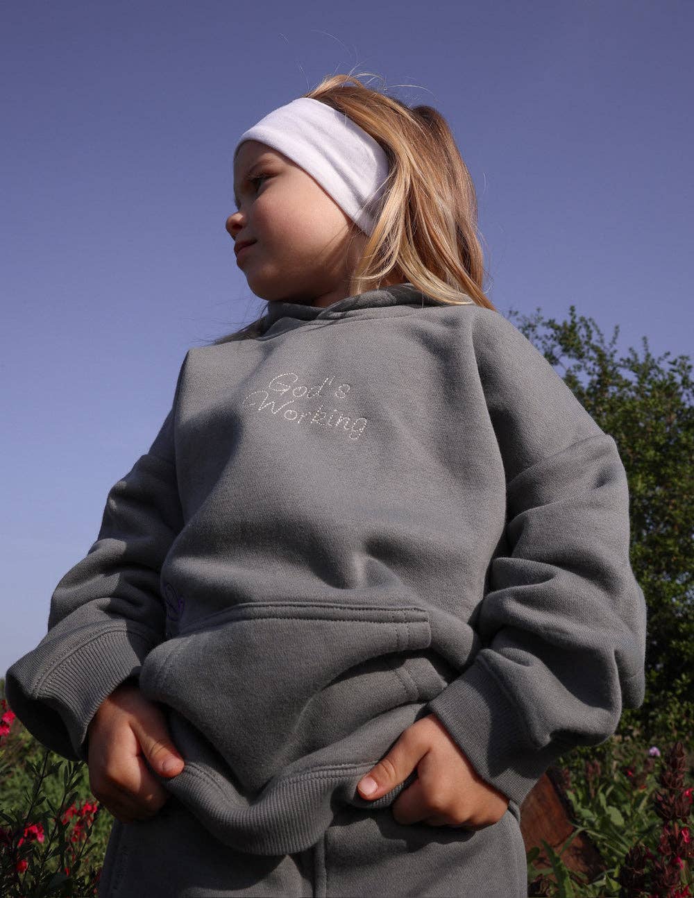 Elevated Faith - God's Still Working Kids Hoodie