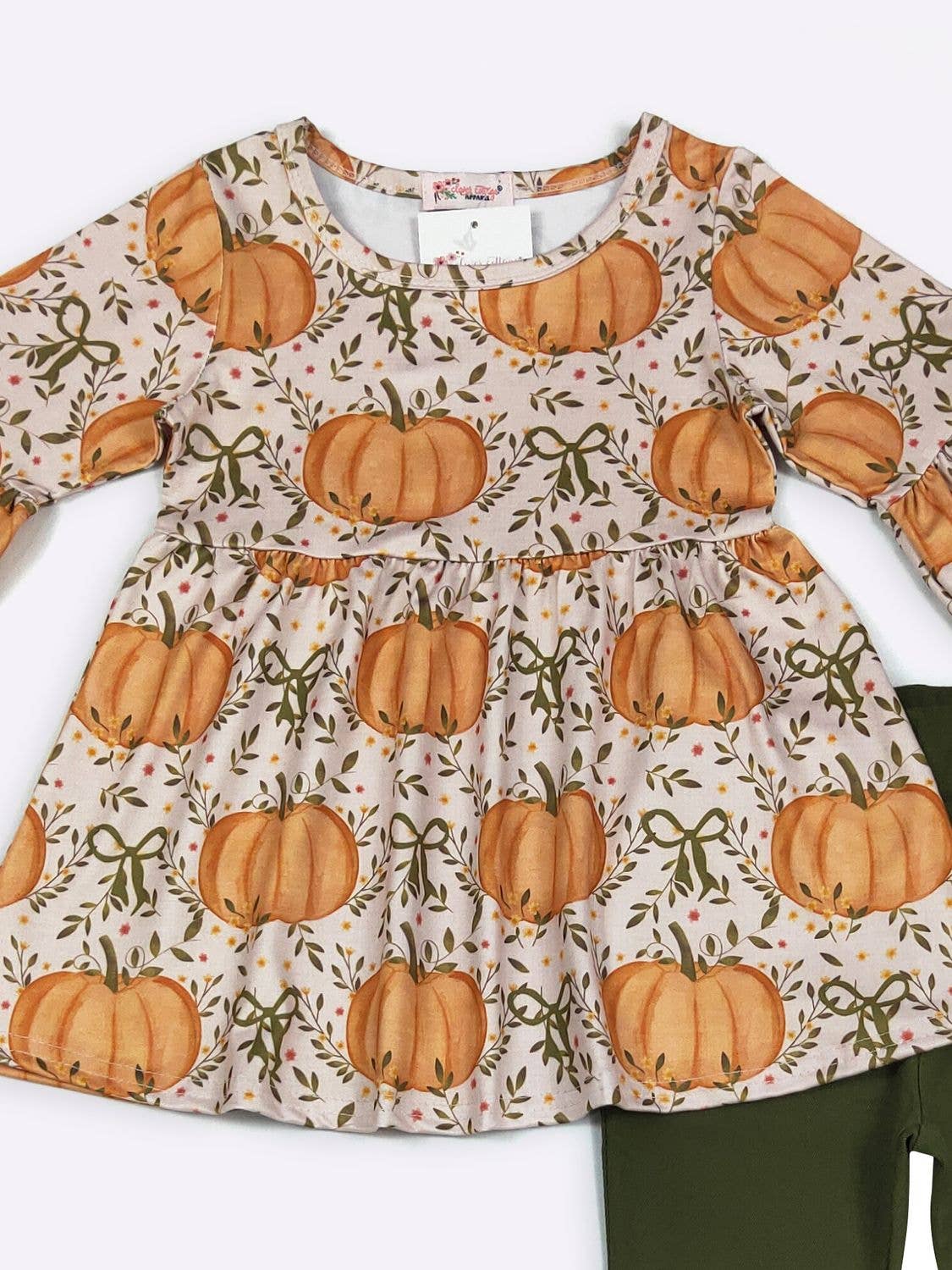 Mossy Pumpkin Girls Set
