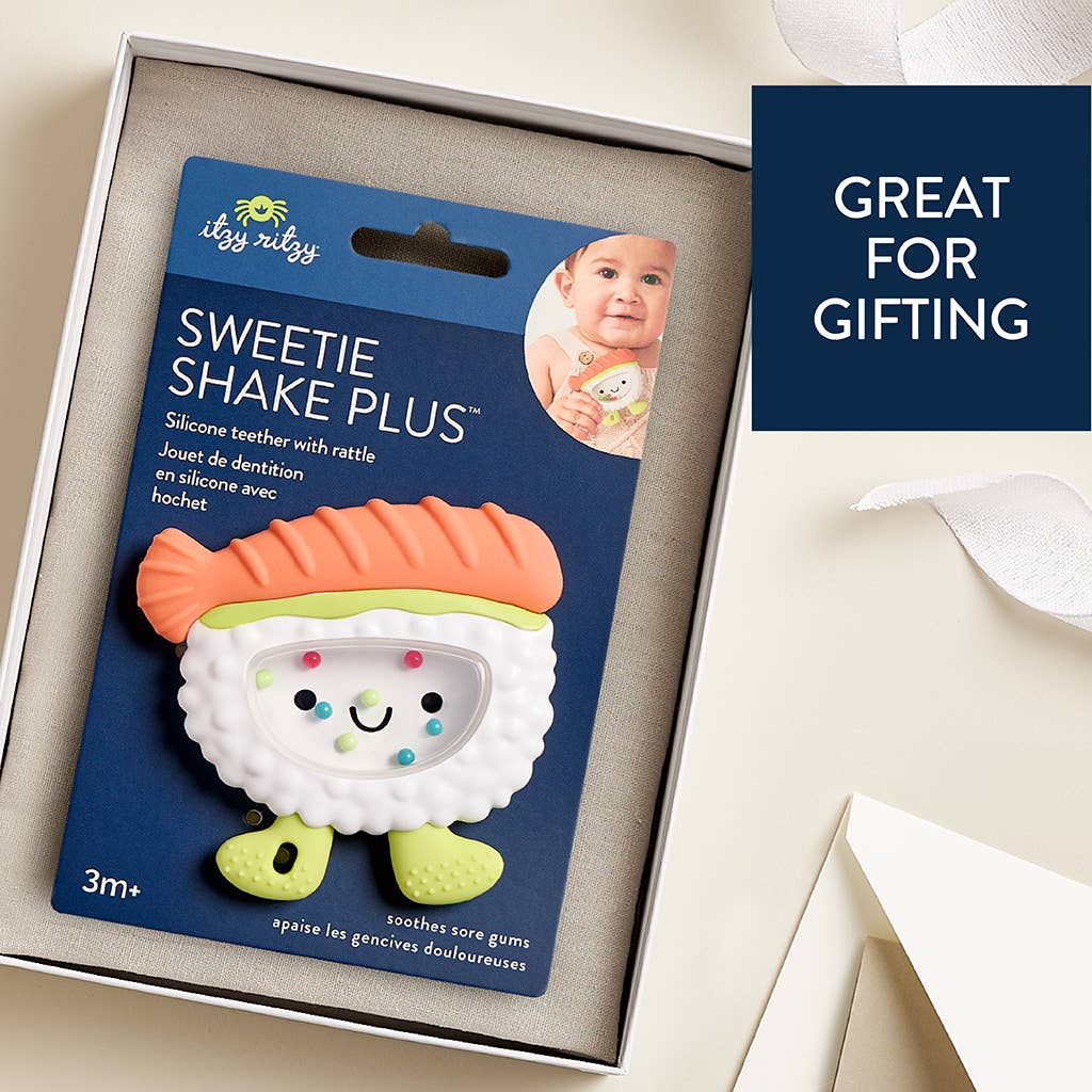 Itzy Ritzy - *NEW* Sweetie Shake Plus™ - Teething + Rattle Toy
