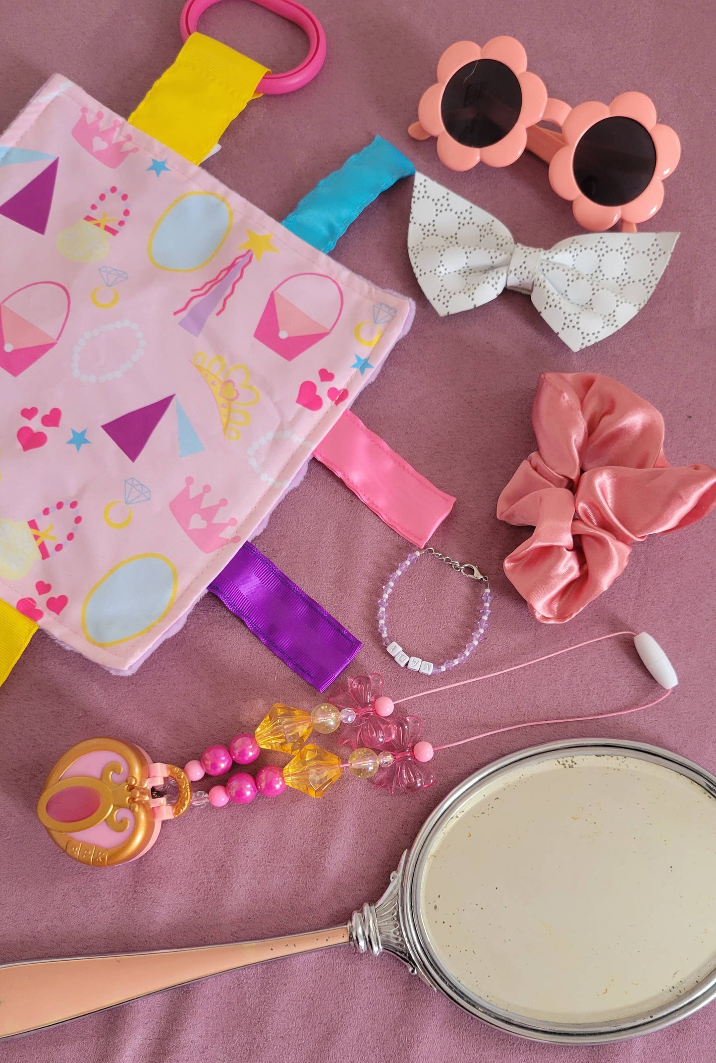 Baby Jack and Company - Baby Princess Dress Up Crinkle Tag Sensory Toy