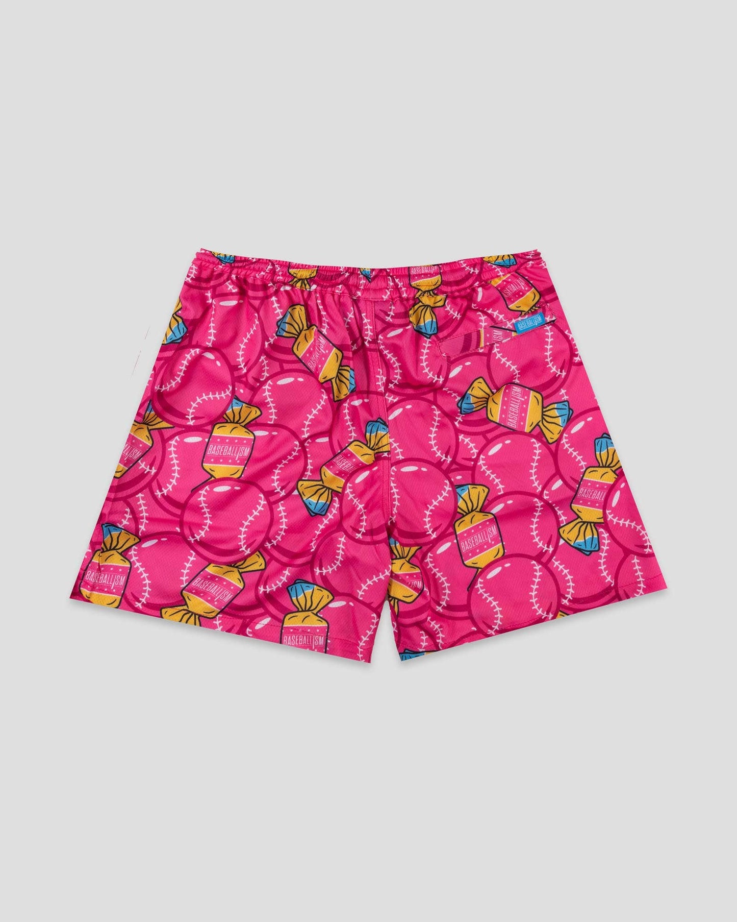Baseballism- Doubles and Bubbles Diamond Air Mesh Shorts - Youth