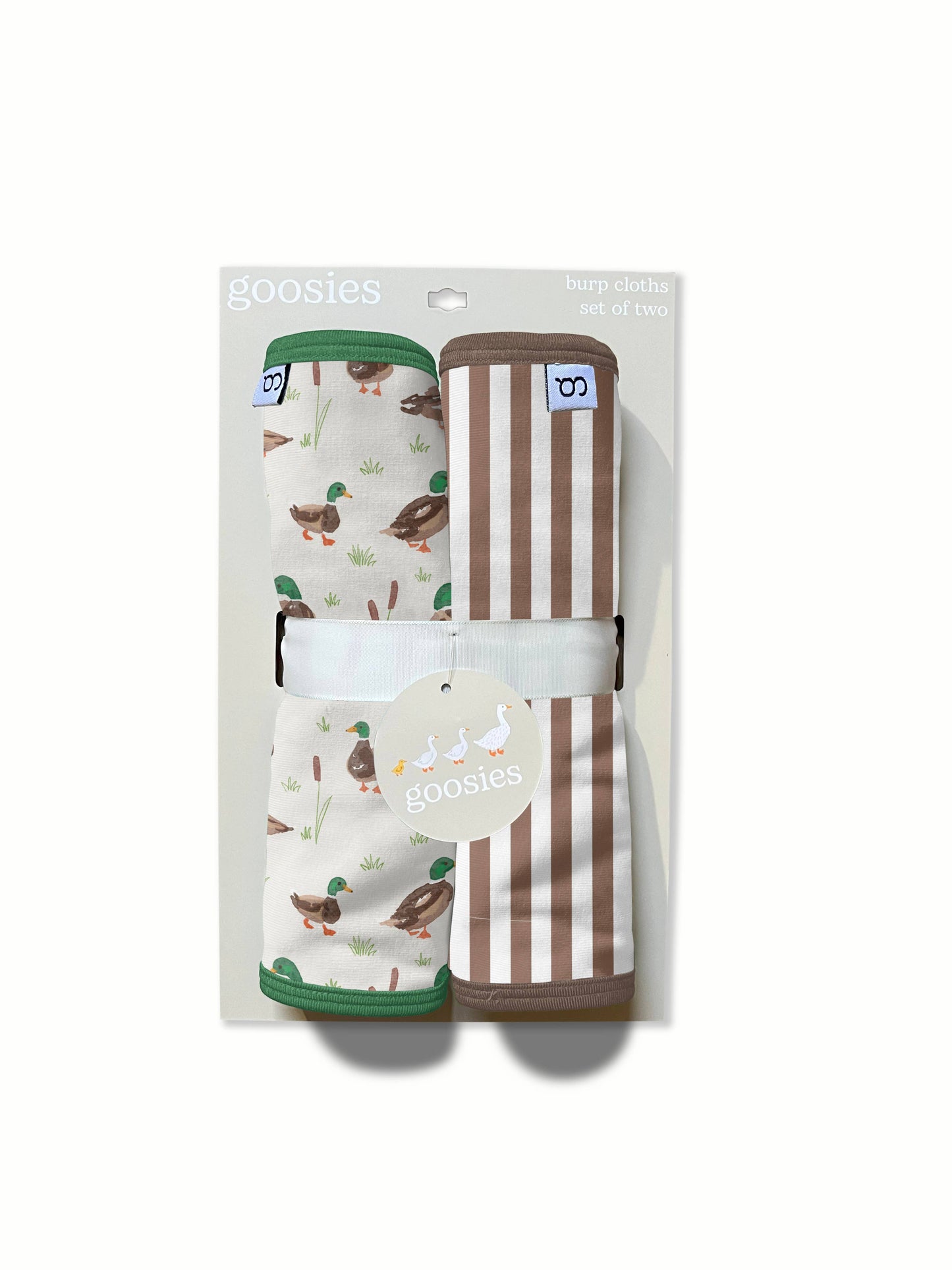 Goosies - Mallard Drake Ducks - Burp Cloth Set