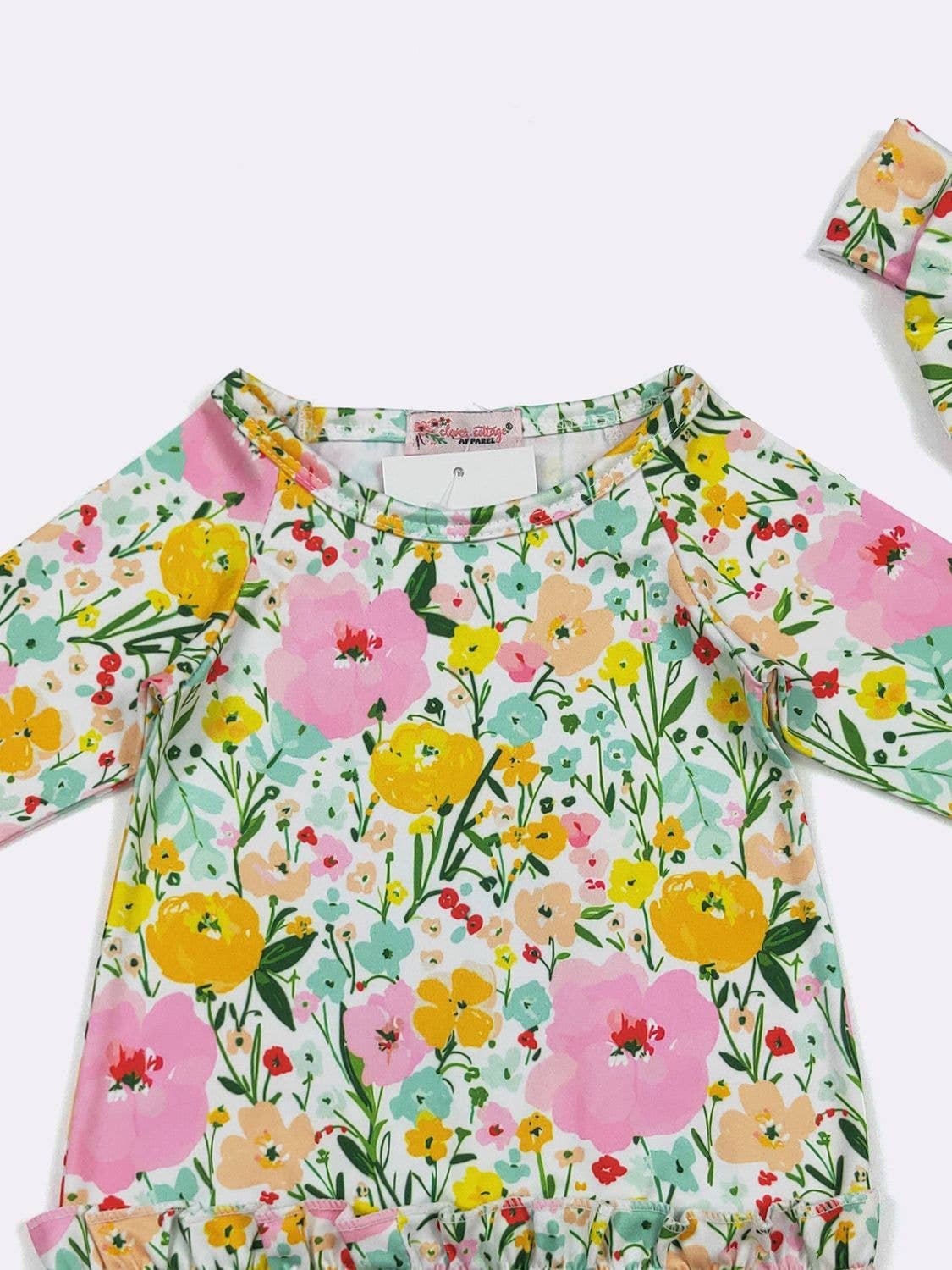 Clover Cottage - Spring Blooms Baby Gown