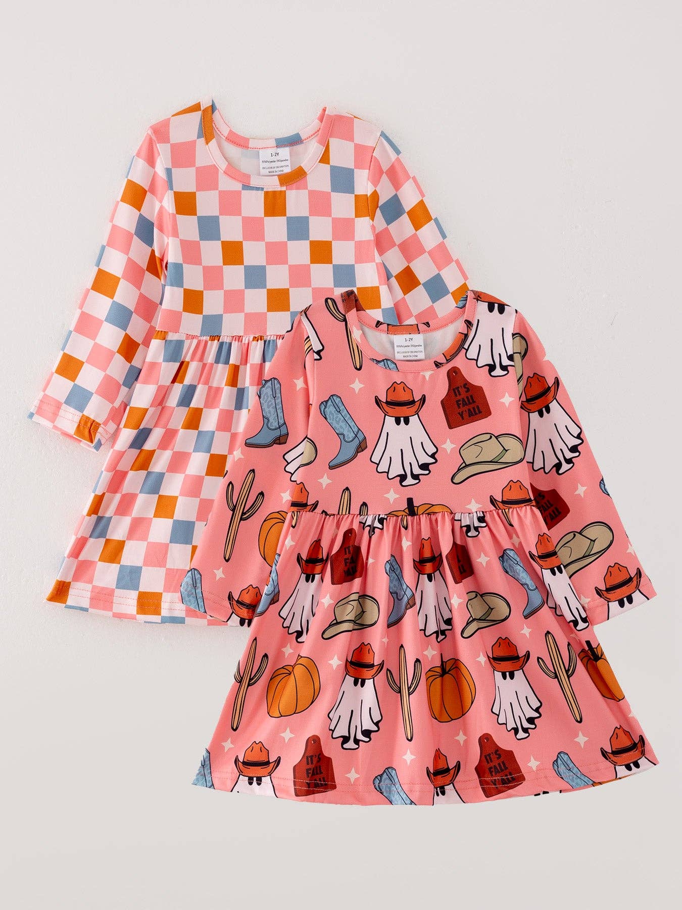 Halloween Girls Print Dress