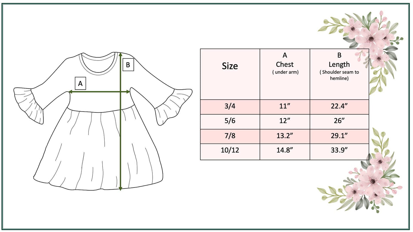 Adorable Sweetness - Kids Santa Candy Cane Stripe Holiday Ruffle Twirl Dress