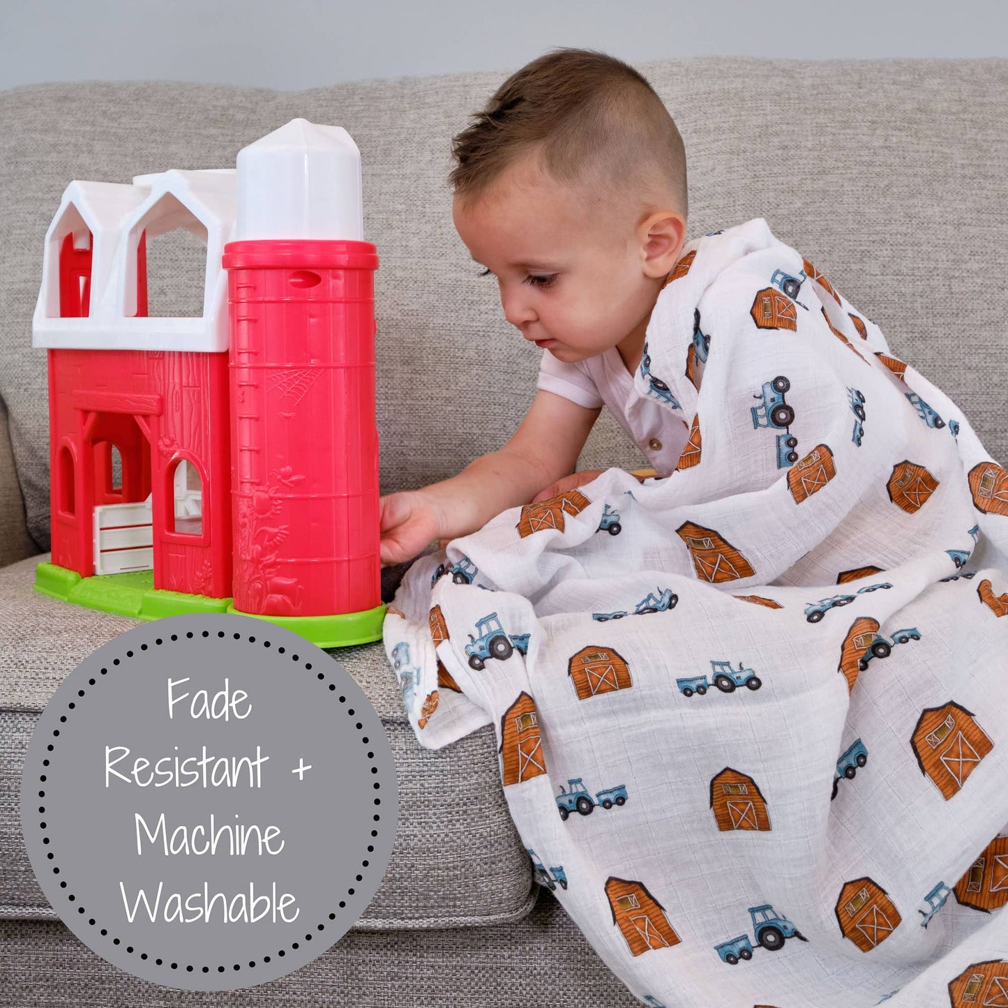 LollyBanks - How We Roll Baby Swaddle Blanket