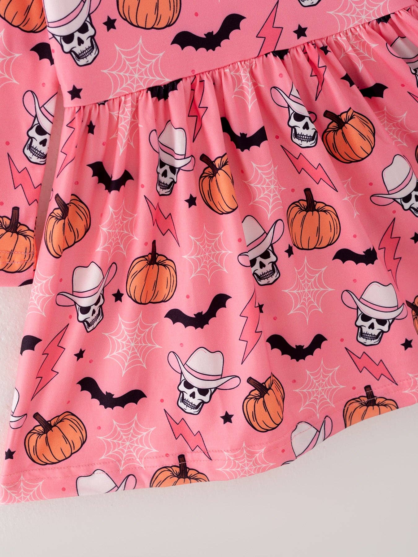 Halloween Girls Print Dress
