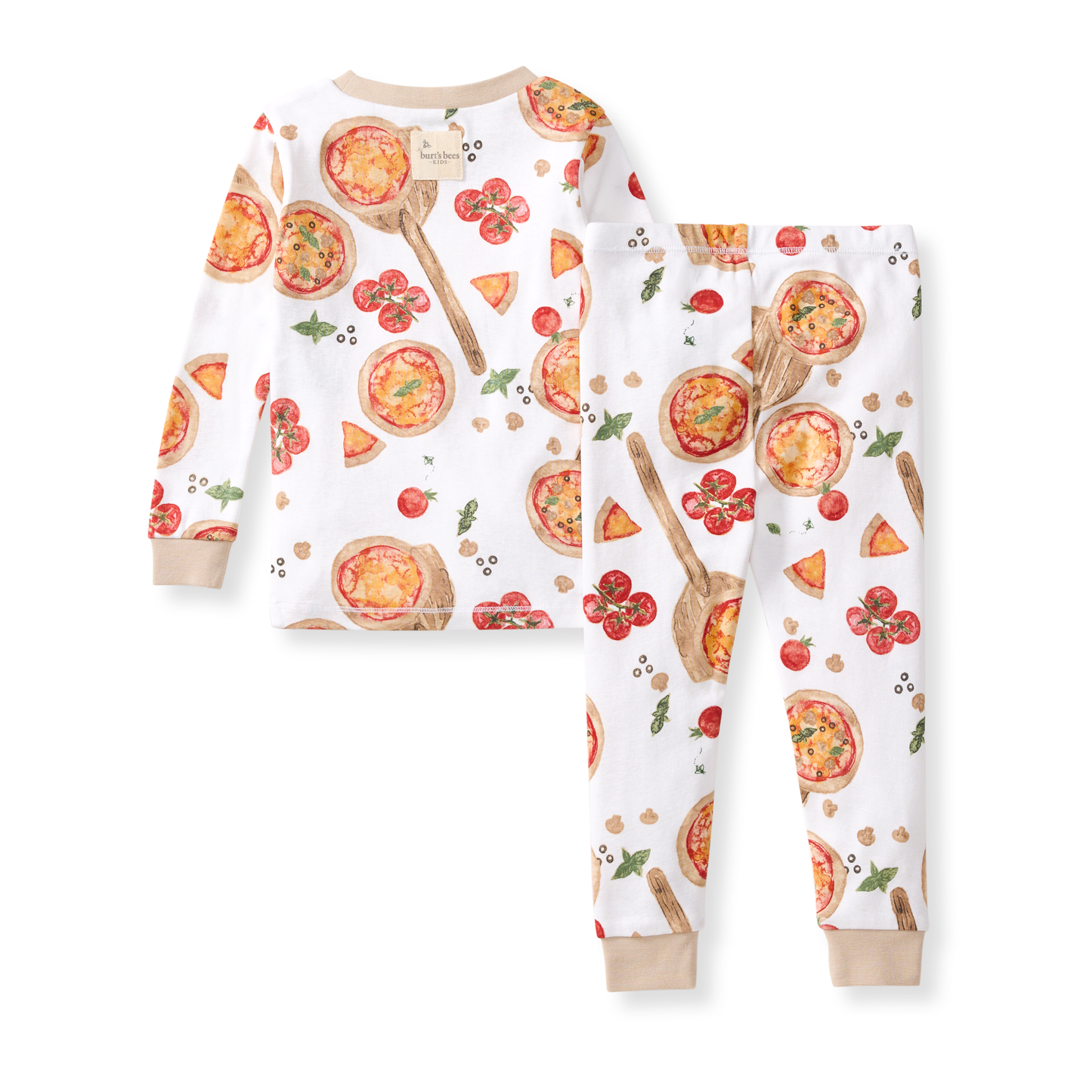 Burt's Bees Baby - Brick Oven Pizza Kids PJ Set