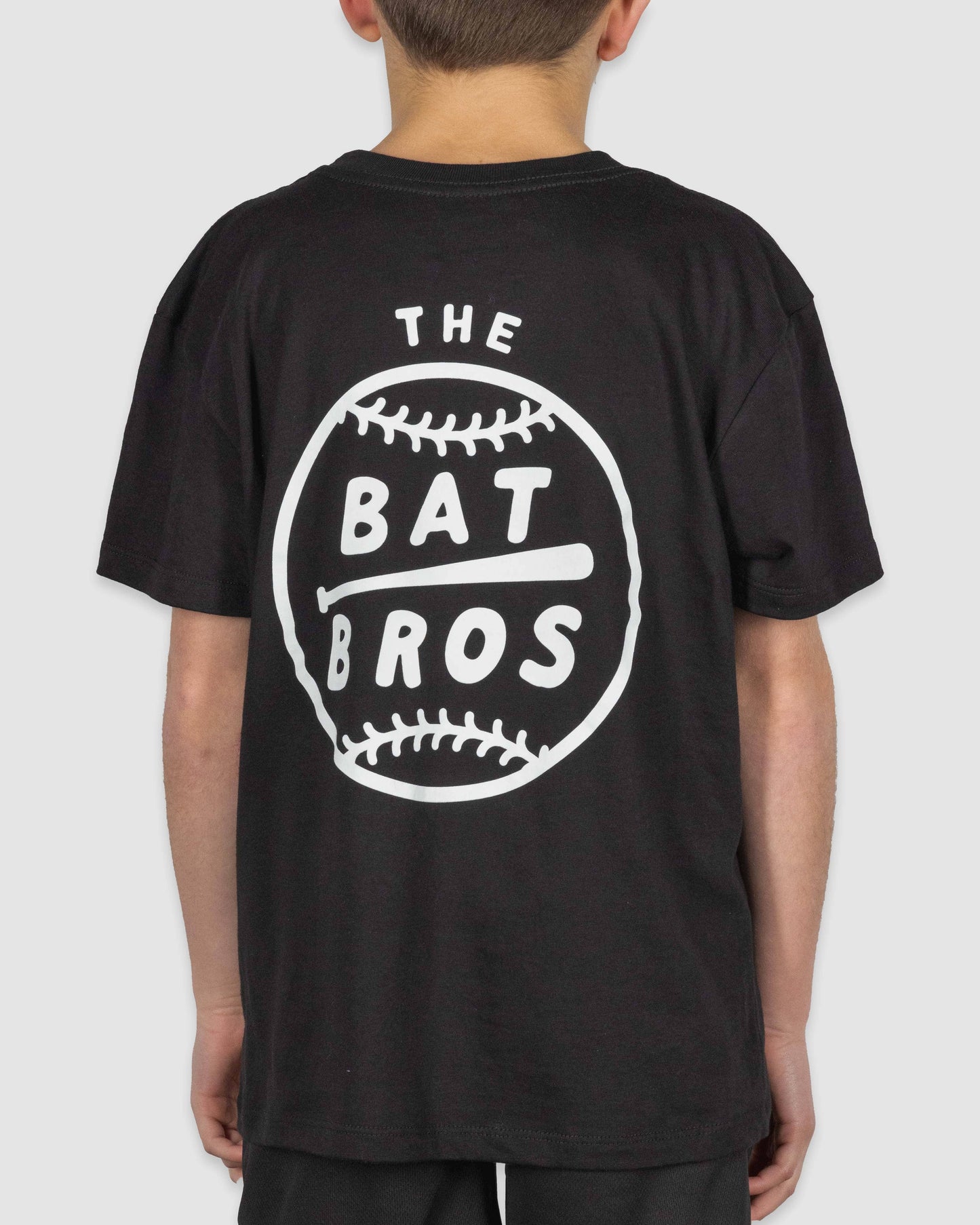 Baseballism - Bat Bros B Script T-Shirt - Youth