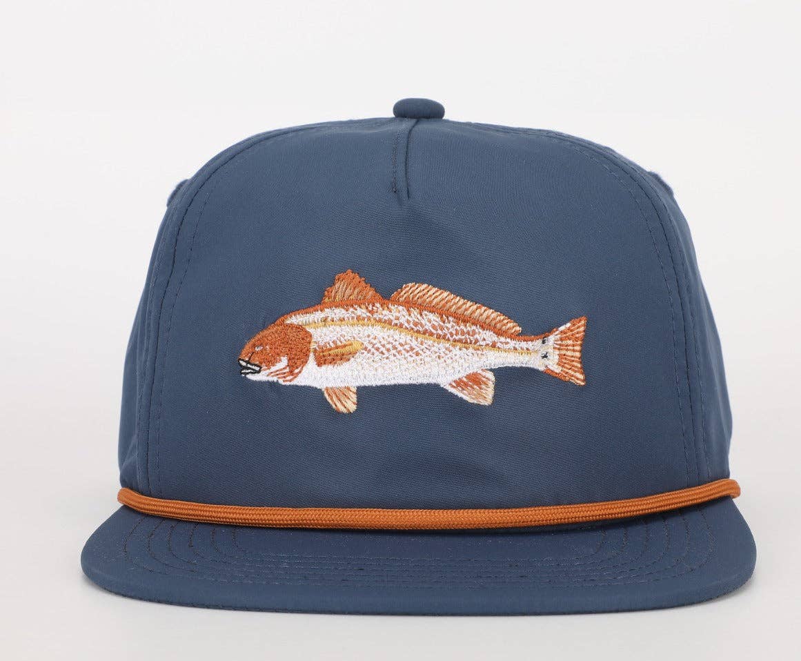 Little Kideauxs - Red Fish Rope Hat