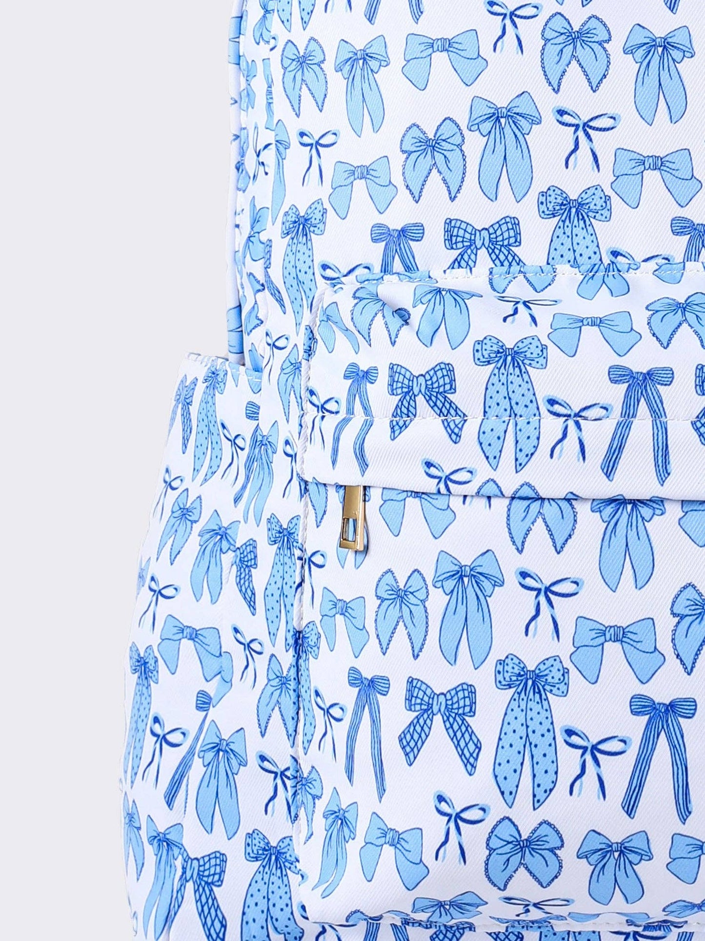 sassy kids palace - Bow Print Kids Girls Canvas Backpack
