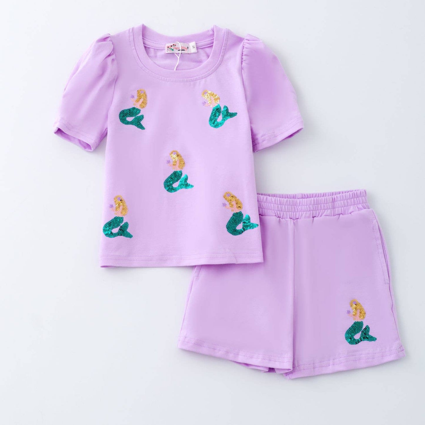 Mermaid Sequin Girls Set