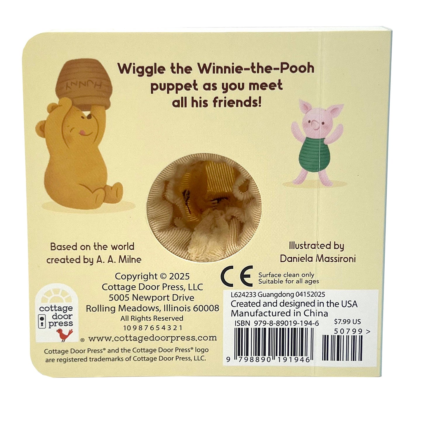 Cottage Door Press - Winnie-the-Pooh Hello, Pooh Interactive Puppet Book