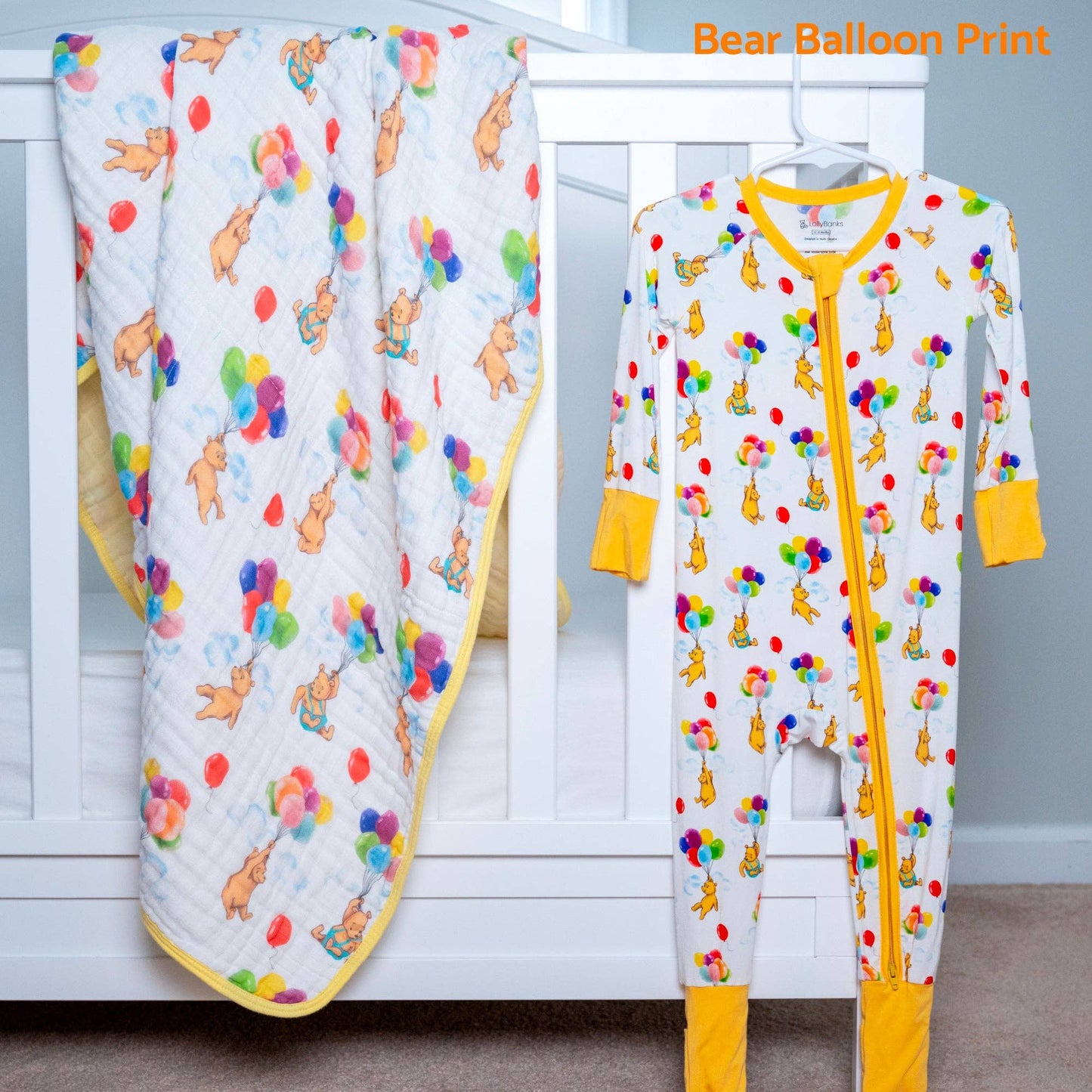 Up, Up & Bear! Zipper One Piece Pajama
