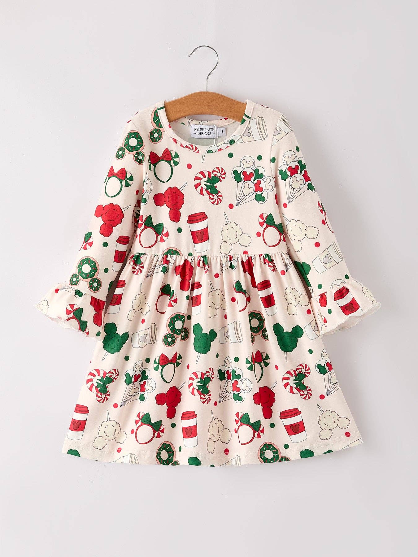 Rylee Faith Designs - Merry Christmas Dress – Featuring Candy, Coffee, and Characters