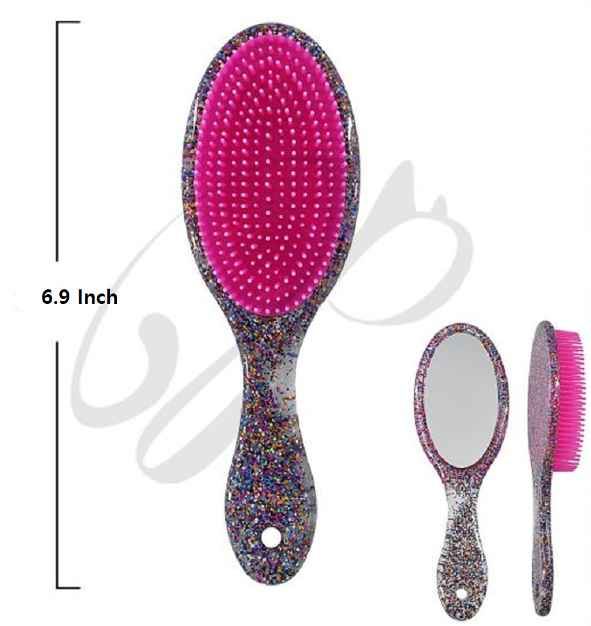 Hair Brush with Mirror Set