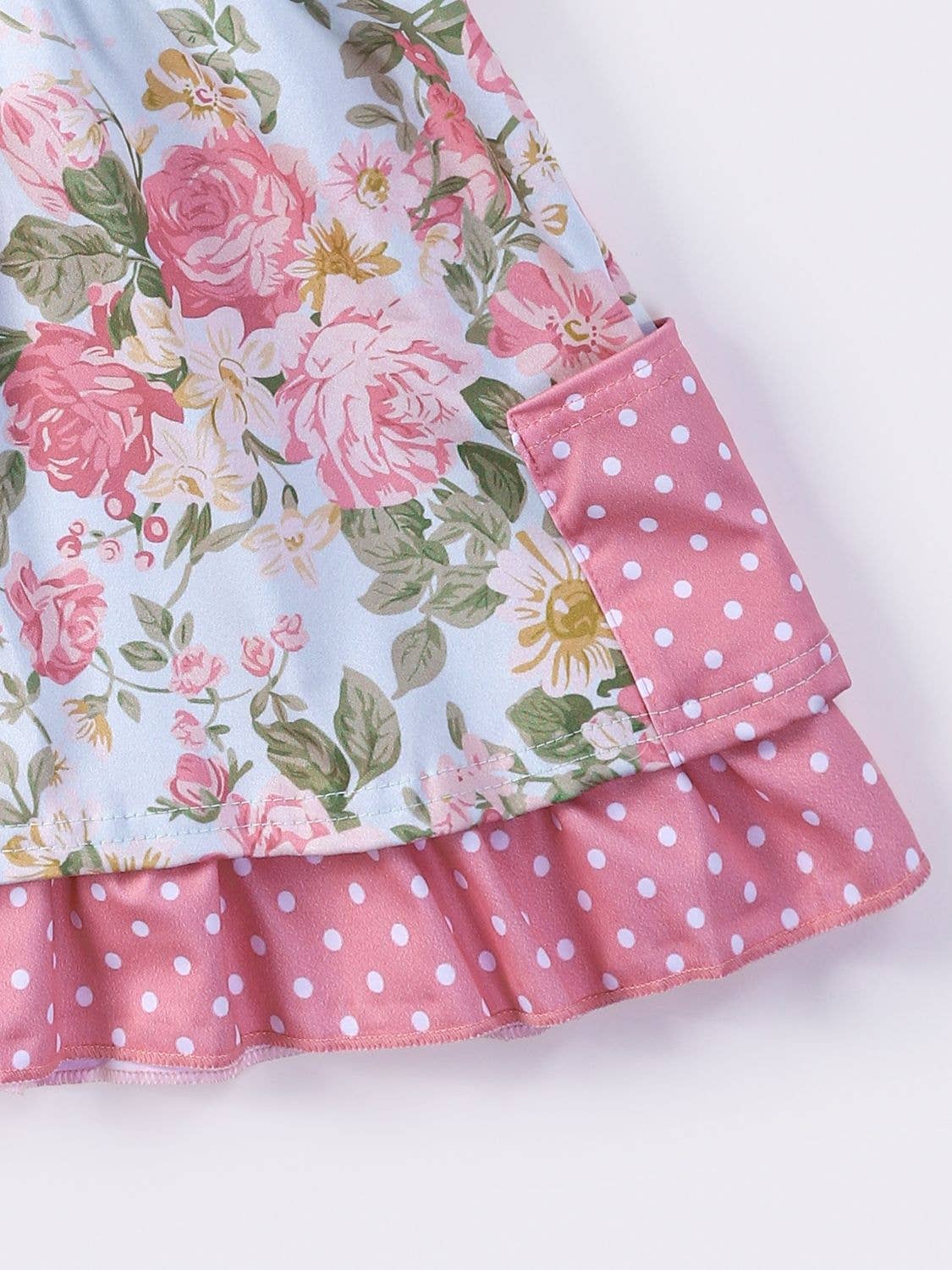 Antique Rose Summer Girls Dress