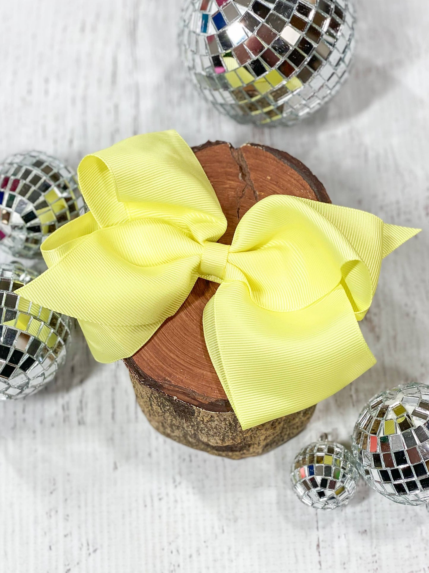 Classic Oversized Grosgrain Hair Bow - Alligator Clip