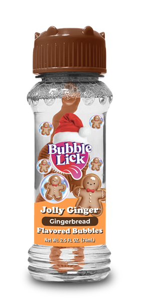BubbeLick Jolly Ginger Bubbles, holiday, stocking stuffer