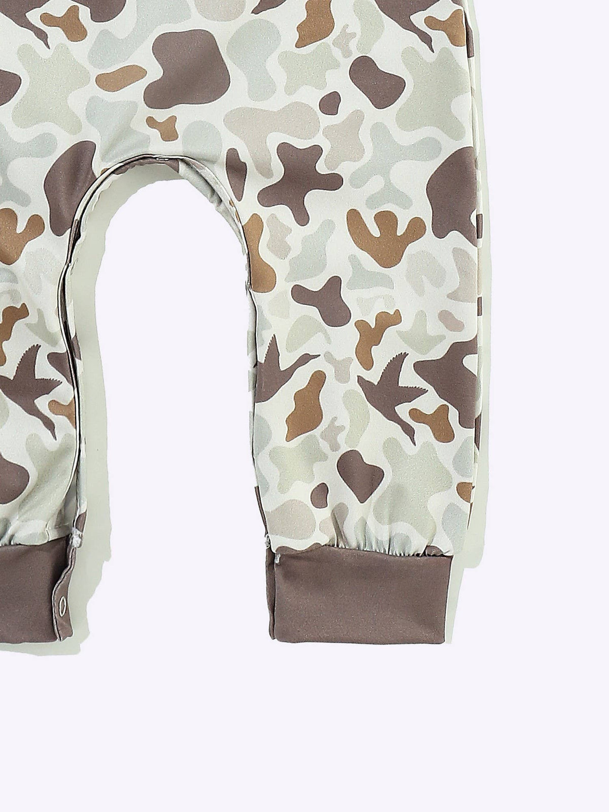 LS Muted Camo Boy Romper