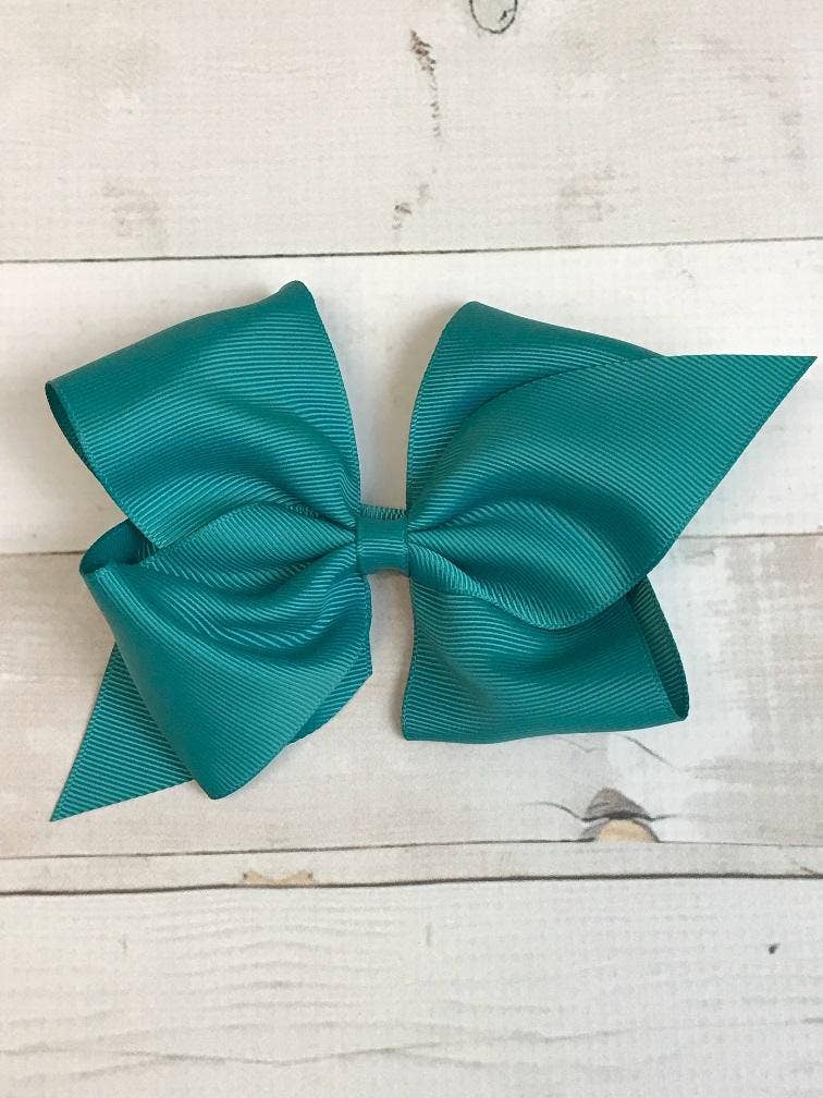 Classic Oversized Grosgrain Hair Bow - Alligator Clip
